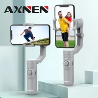 axnen hq3 3 axis foldable smartphone handheld gimbal cellphone video record vlog stabilizer for iphone 13 xiaomi huawei samsung