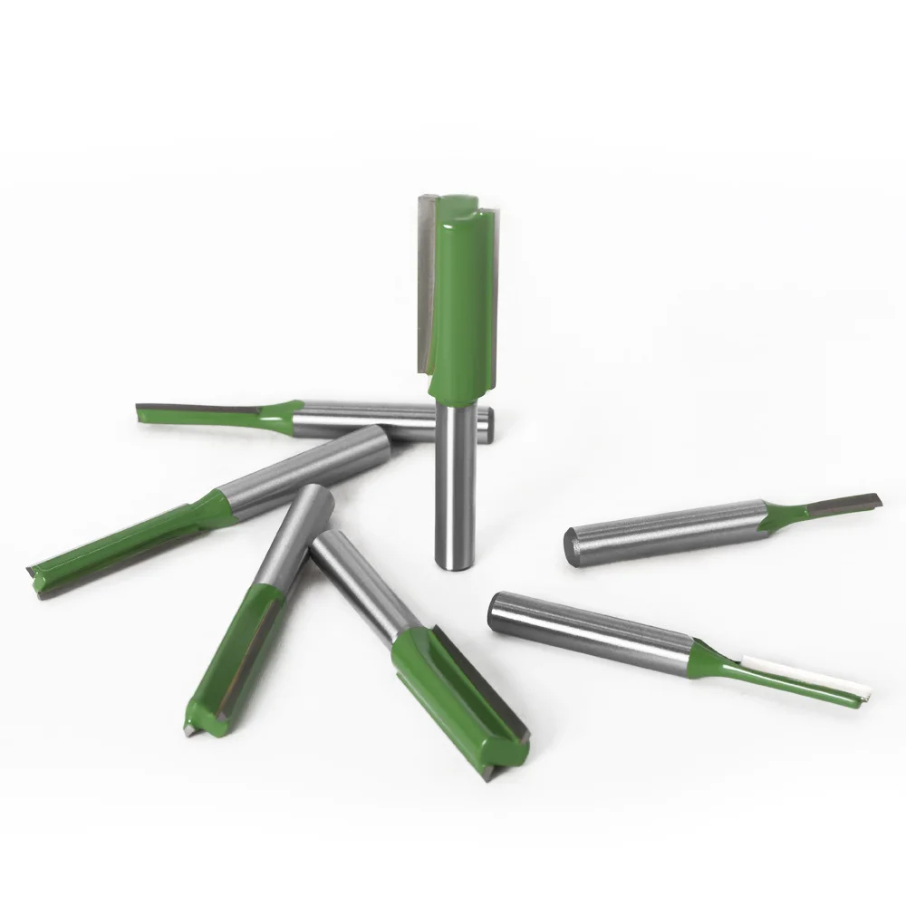 VACK 1/4 6mm Shank 2Flute Clean Straight Bit Woodworking Tools Router Set For Wood Tungsten Carbide Endmill Milling Cutter | Инструменты