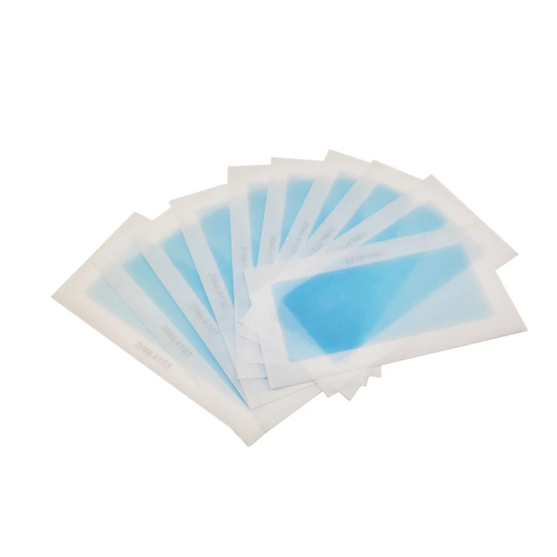 

20pcs=10sheets Summer New Hot Sale Professional Hair Removal Double Sided Cold Wax Strips Paper For Leg Body Face