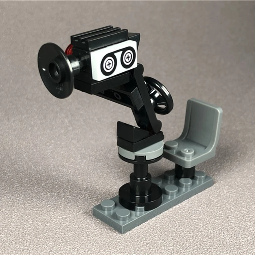 Одиночный ТВ-приставка оборудование строительные блоки кирпичи MOC аксессуары