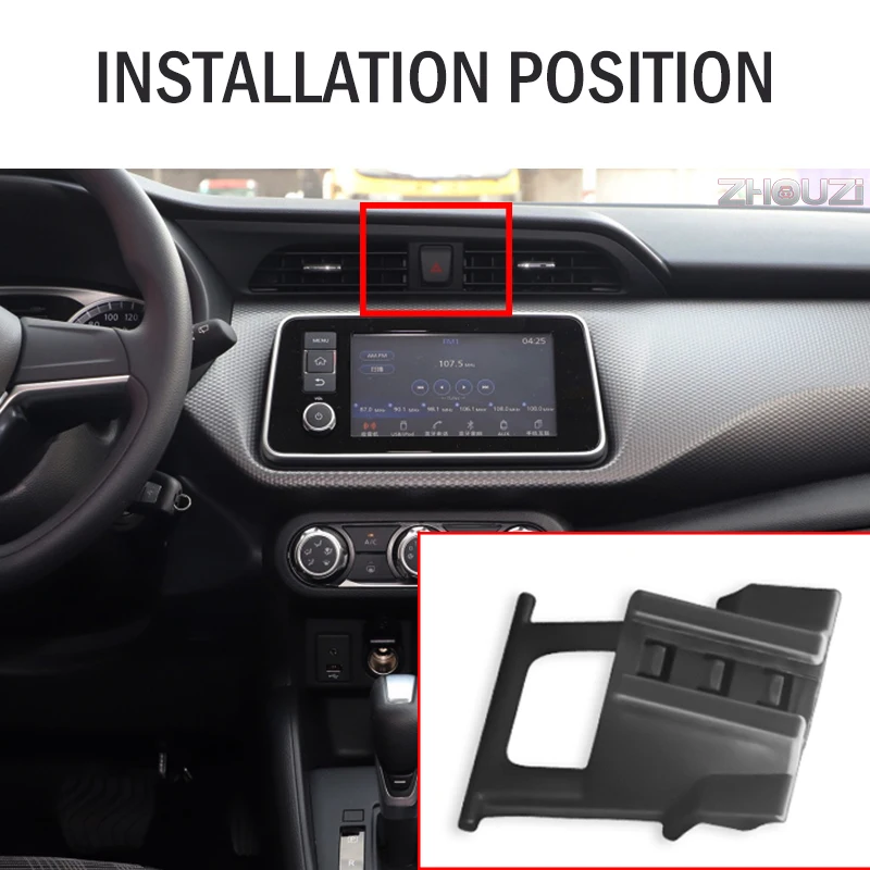 car mobile phone holder for nissan kicks 2017 2018 2019 2020 2021 mounts stand gps gravity navigation bracket car accessories free global shipping