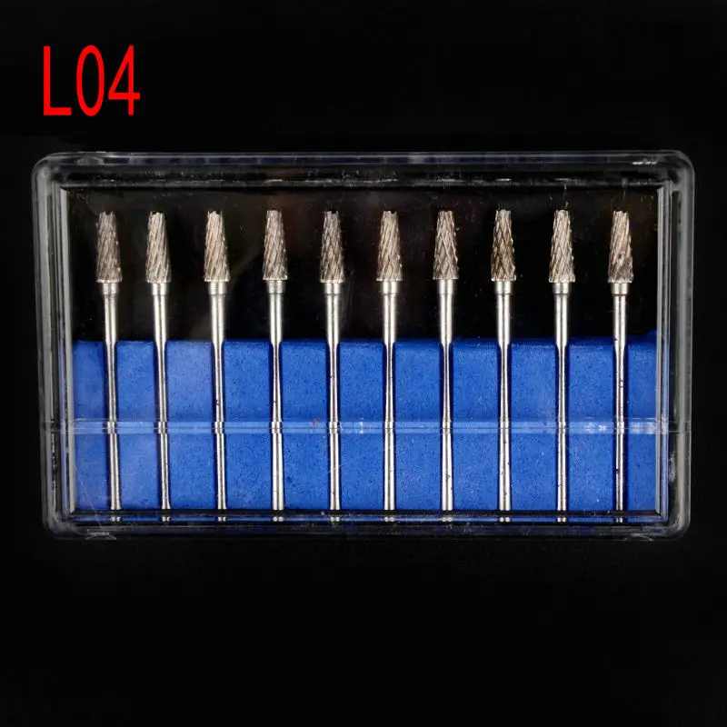 10 шт. Стоматологическая лабораторный Полировальный Инструмент дрели Ассорти