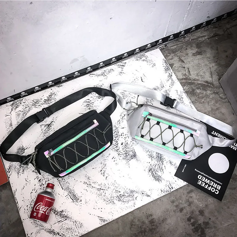 Сумка на пояс Мужская Светоотражающая Женский кошелек-чехол для телефона