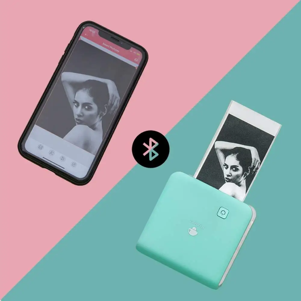 Мини-принтер интерфейс USB типа C Phomemo M02Pro принтер для телефона 300dpi фотография