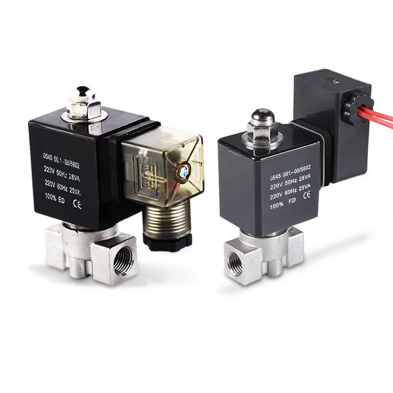 

Электромагнитный клапан Acarps из нержавеющей стали для масла 1/8", 1/4", 3/8", 16 бар