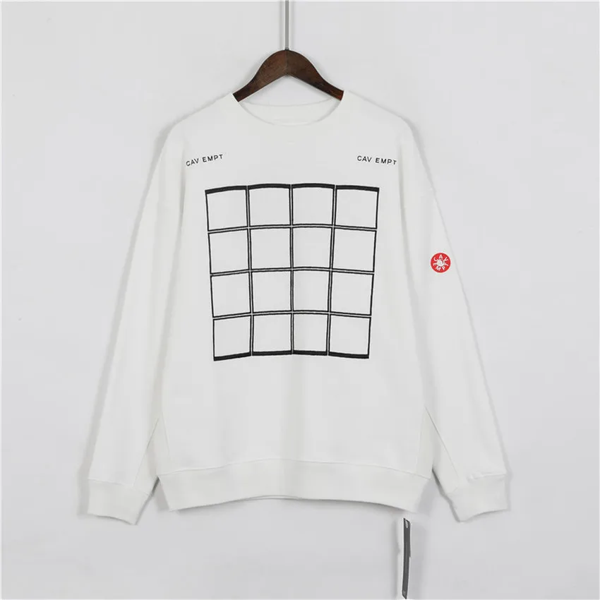 

New C.E CAVEMPT WINDOW CREW NECK Crewneck Men Woman Sweatshirts Cavempt Hoodies harajuku