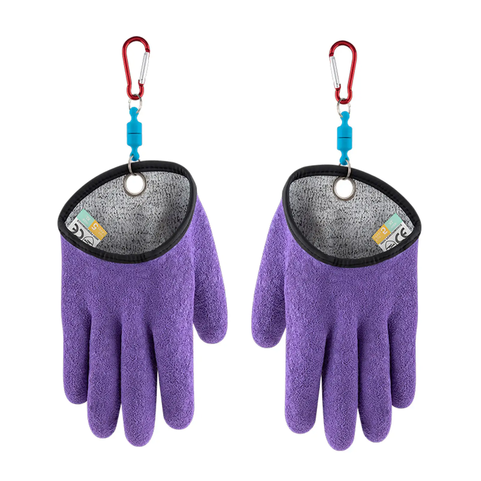 

Fishing Waterproof Gloves Catch Fish Gloves Non-slip Stab Gloves Fishing Aids Full Finger Gloves Professional
