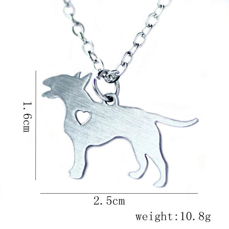 Модное ожерелье с подвеской в виде аргентинского дого милая собака ожерелья из
