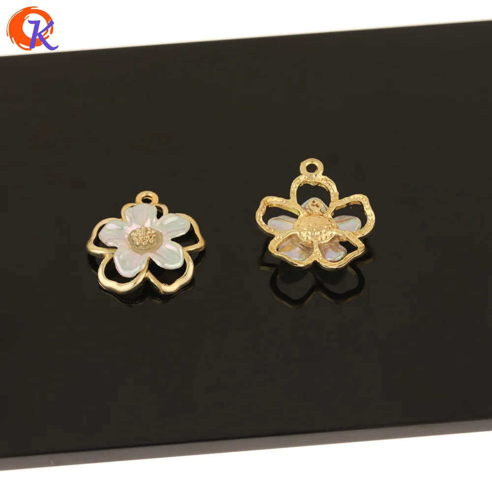 

Cordial Design 50Pcs 19*22MM Jewelry Accessories/DIY Pendant/Hand Made/Charms For Earrings Making/Flower Shape/Earring Findings