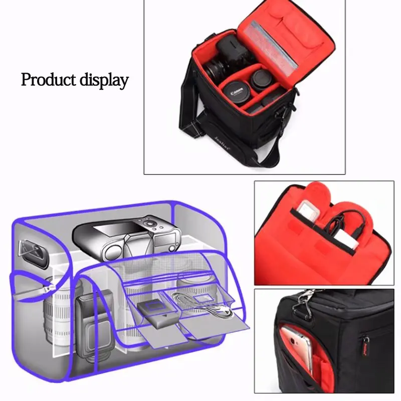 Сумка для цифровой фотокамеры Jealiot сумка хранения цифровых зеркальных фотокамер