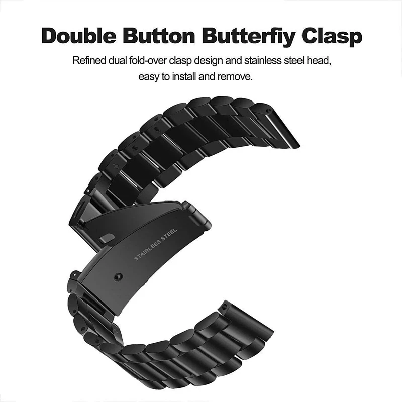 Ремешок для часов samsung watch 46 мм Gear sport S3 браслет huawei GT 2 42 amazfit bip 22 20 мм|Ремешки часов|