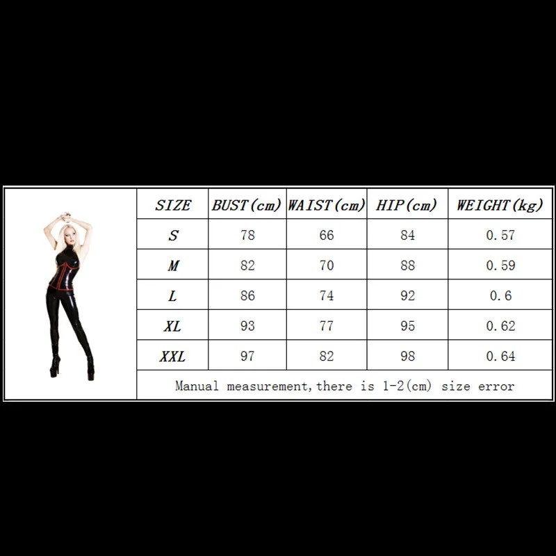 Женское боди без рукавов из ПУ кожи | Тематическая одежда и униформа