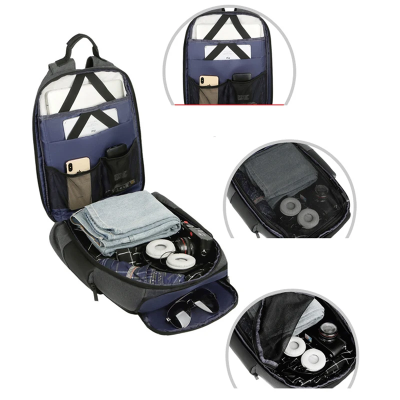Брендовый Мужской Дорожный рюкзак с большой емкостью мужской Mochila защитой от