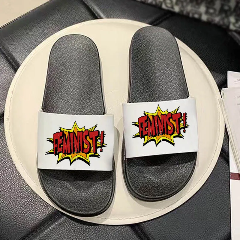 

Retro fashion slippers Hot Spring Summer Vouge Harajuku Indoor and Outdoor Pattern comfortable slippers women Comfortable Slipp