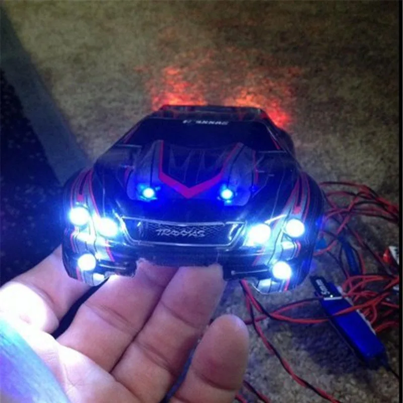 12 светодиодный 4 Управление режимов многоцветный RC автомобиль мигающий