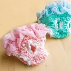 Кружевные многоразовые подгузники Pretty Princess для собак, прочные шорты для собак, менструация для чихуахуа, удобные дышащие штаны для собак 10E