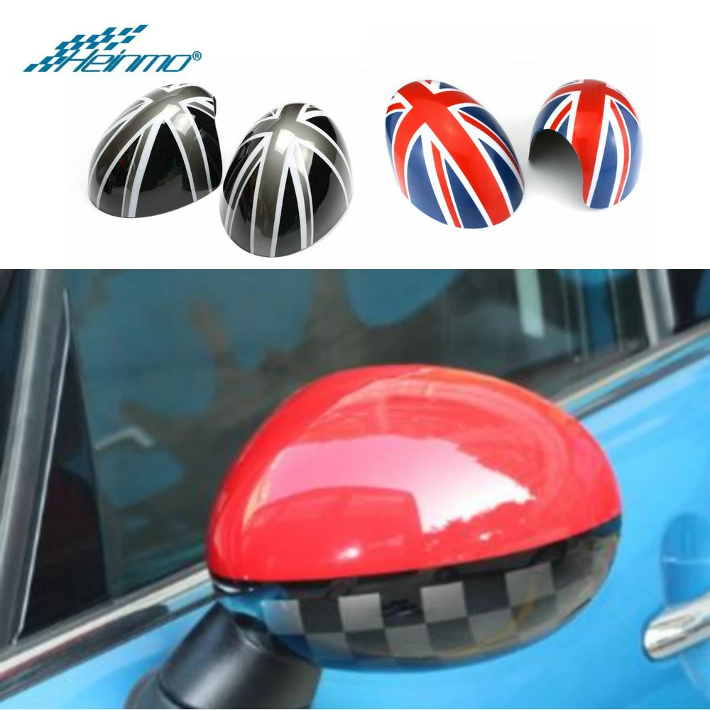 

For MINI Cooper R55 R56 R57 R58 R59 R60 R61 Countryman Clubman Paceman Car Rear View Rearview Mirror Sticker Cover Accessories