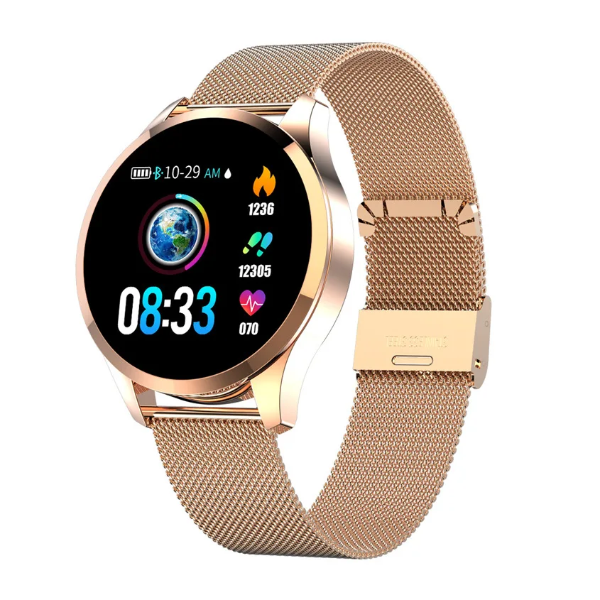 Смарт часы Newwear Q9 для мужчин и женщин IP67 водонепроницаемый датчик артериального