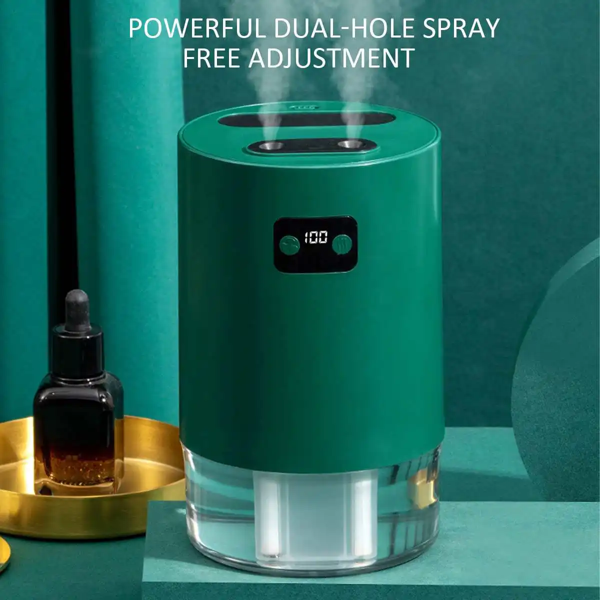 저렴한 2 In 1 휴대용 여름 미니 원격 가습기 2 In 1, 1000ML, USB 충전식 공기, 가습기, 가정용, 자동차, 안개 디퓨저