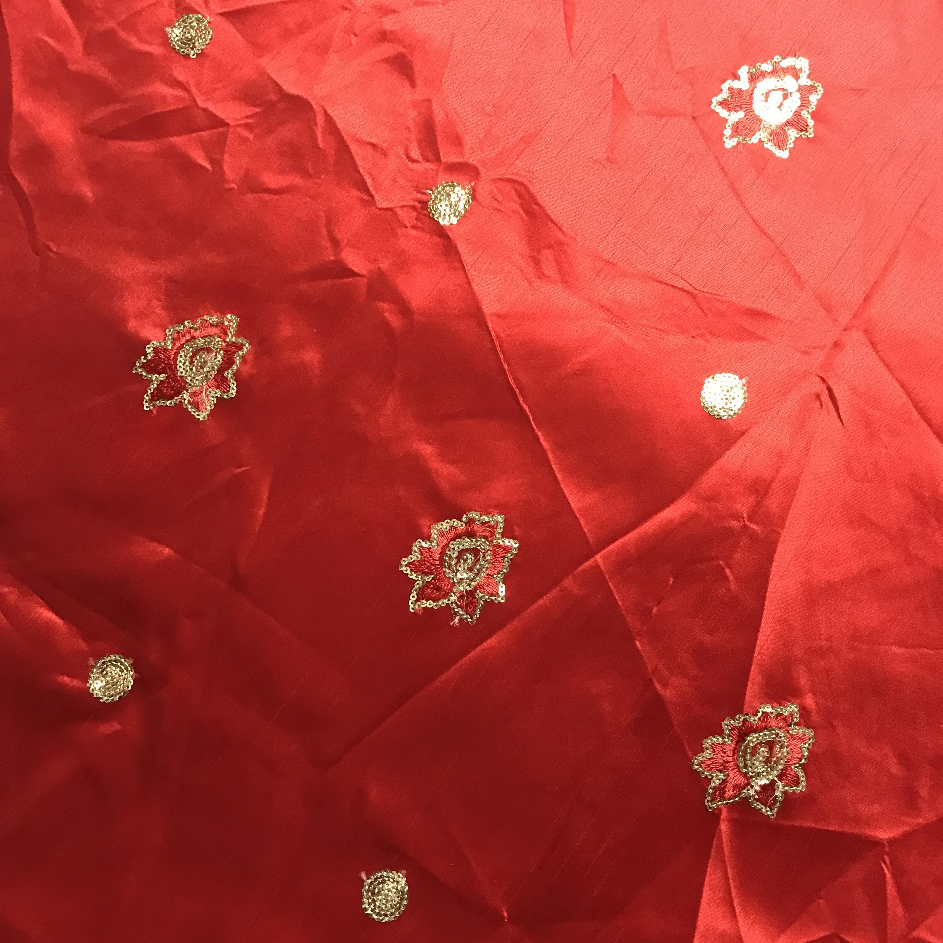 Новое поступление 5 ярдов красное нигерийское кружево 2020 африканские блестки