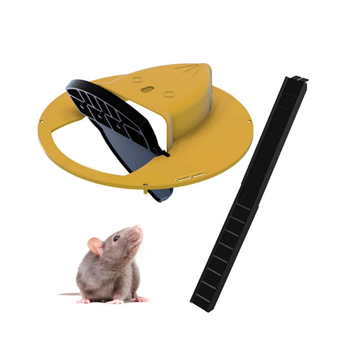 

Многоразовая умная мышь, крыса, ловушка, Пластиковая Складная крышка ведра, ловушка для мыши, гуманная или смертоносная ловушка для мыши, ло...