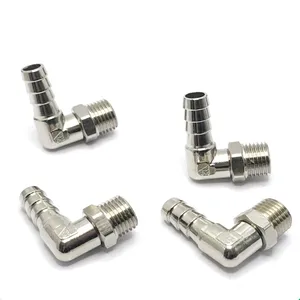 Бесплатная доставка, фитинги для шлангов на 90 градусов для ниток джакузи 14 дюйма (DN8).