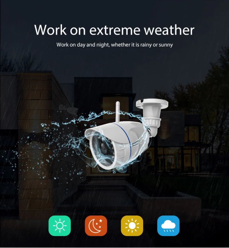 Уличная Wi-Fi IP-камера NEO COOLCAM Беспроводная сетевая камера видеонаблюдения HD с