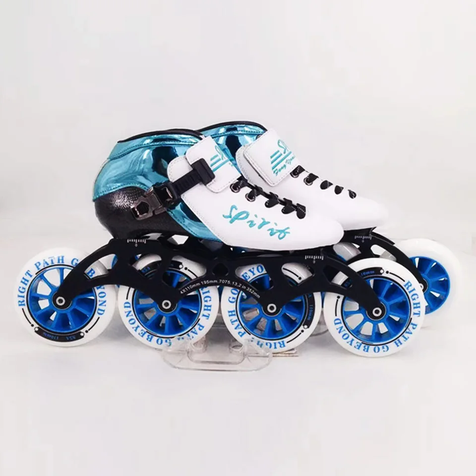 Model 2 Japy дух Скорость роликовые коньки углеродное волокно профессиональный конкурс коньков Racing катание Patines подобные Powerslide F070 - Цвет: Model 2