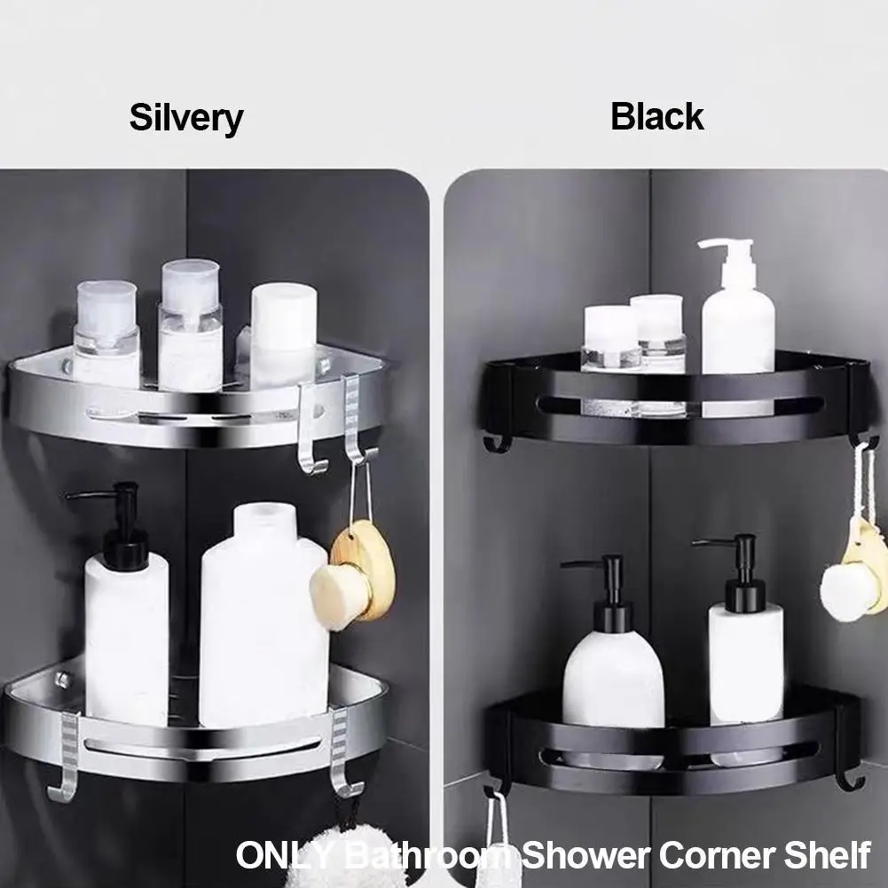 

Угловая полка для душа в ванную комнату, стеллаж для хранения, держатель для шампуня, геля, мыла, кухонный Настенный Органайзер