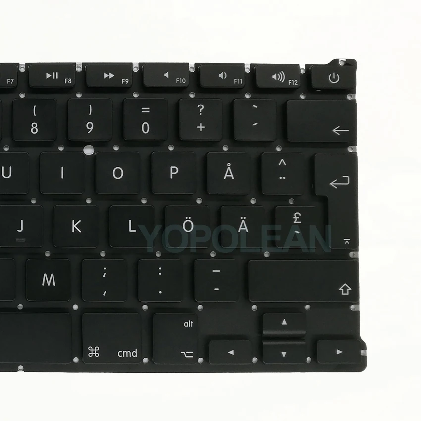 Новая шведская Клавиатура для ноутбука Macbook Air 13 дюймов A1369 A1466 kkeyboard 2011 2017
