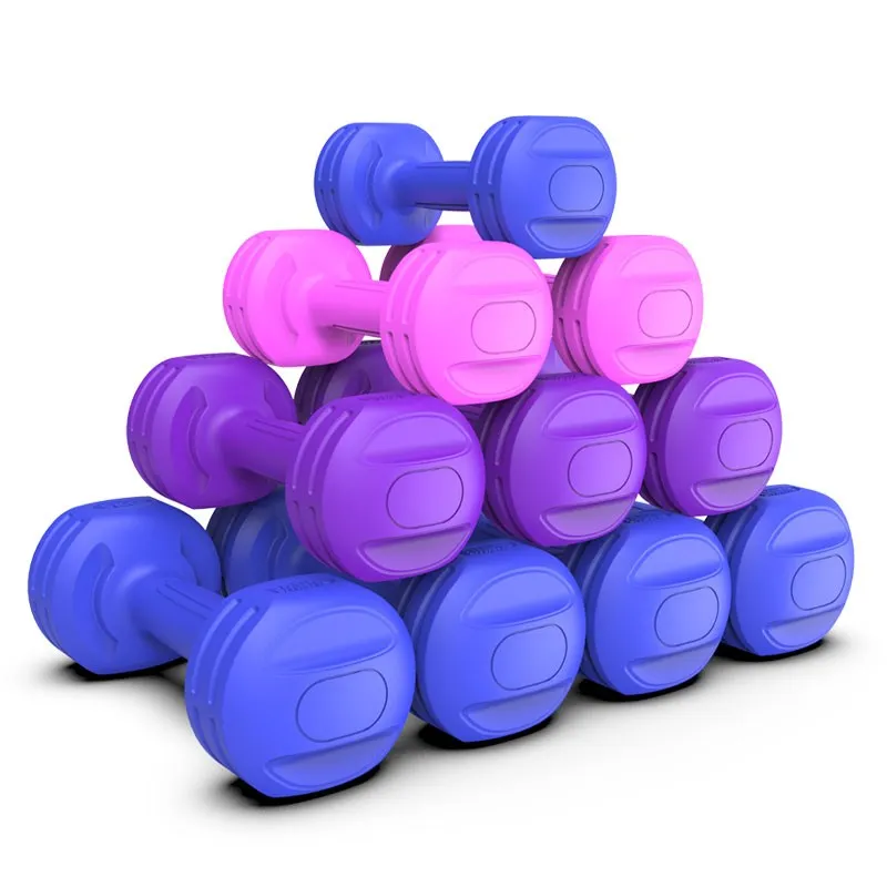 Женские гантели для фитнеса гимнастические похудения и бодибилдинга