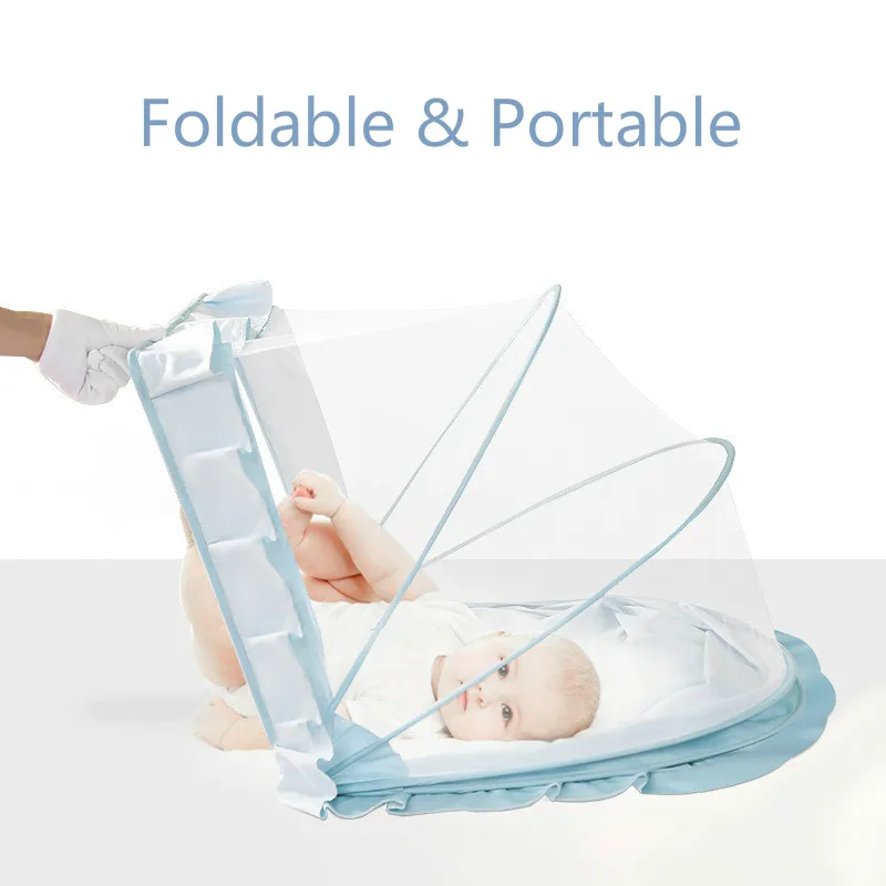 

Детская москитная сетка, детская портативная Шифрованная Складная юртовая Защитная Нижняя детская кроватка для новорожденных