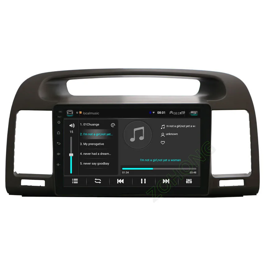 4G 2+ 32Gb 2.5D дерево цвет для Toyota Camry V30 2002-2006 Android автомобильный мультимедийный плеер авторадио автомобильный радиоприемник с навигацией GPS wifi