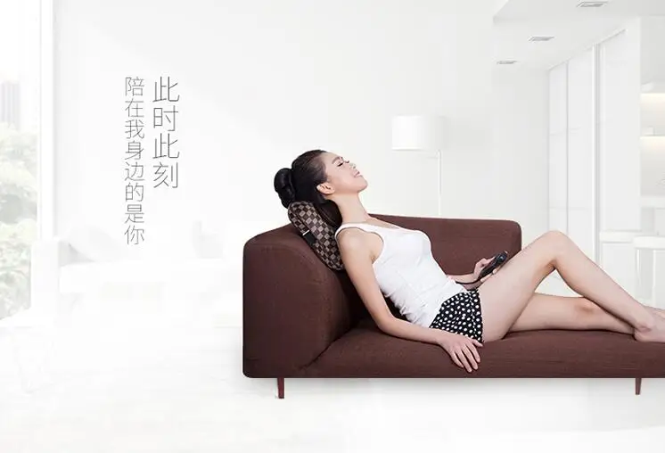 5d Roller Jade Heating Cushion Mat Cervical Shoulder Massager Mattress Massage For Car Sofa Office Home Body Head Electronic