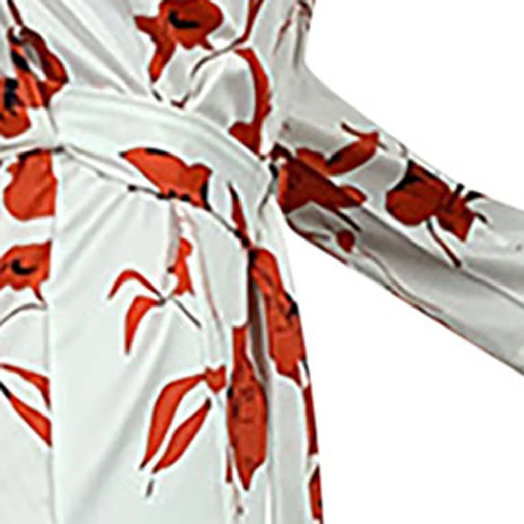 Женское платье с цветочным принтом элегантное офисное платье-блейзер поясом и