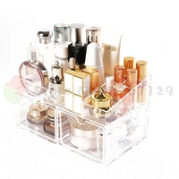 makeup organizer drawers plastic cosmetic storage box jewelry container make up case makeup brush holder organizers box