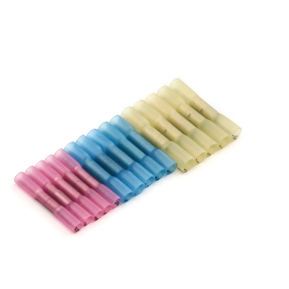 50 шт смешанные цвета термоусадочные электрические обжимные клеммы соединители