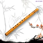 1 шт в традиционном китайском стиле 6 отверстий Бамбуковые флейты Вертикальная флейты кларнета студент музыкальный инструмент деревянный Цвет