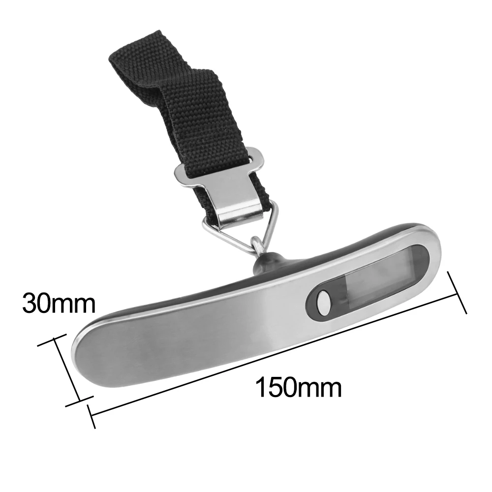 

NICEYARD Electronic Luggage Scales Fishing Scale Digital LCD Backlight Display Portable Handheld Belt Scale 50kg/110lb