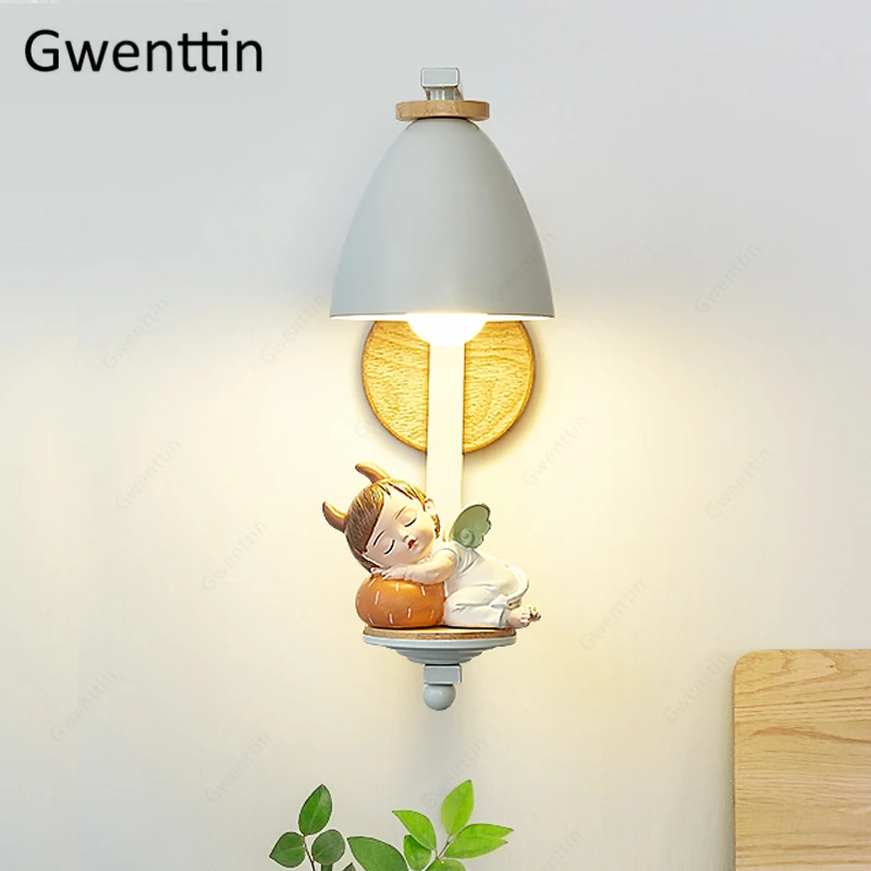 Скандинавский домашний декор Настенные светодиодные светильники