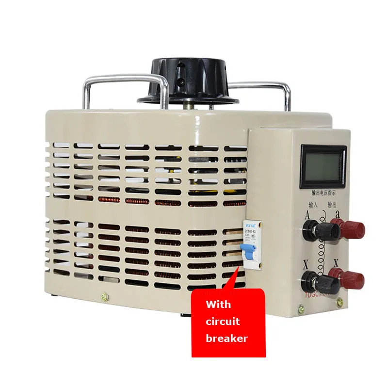 Однофазный цифровой Дисплей Напряжение регулятор регулируемый трансформатор