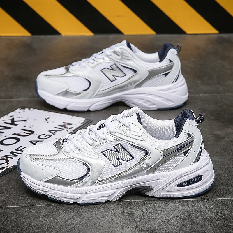 

New N-shaped shoes cool running classic retro couple sports leisure running shoes trend old outdoor morning running shoes