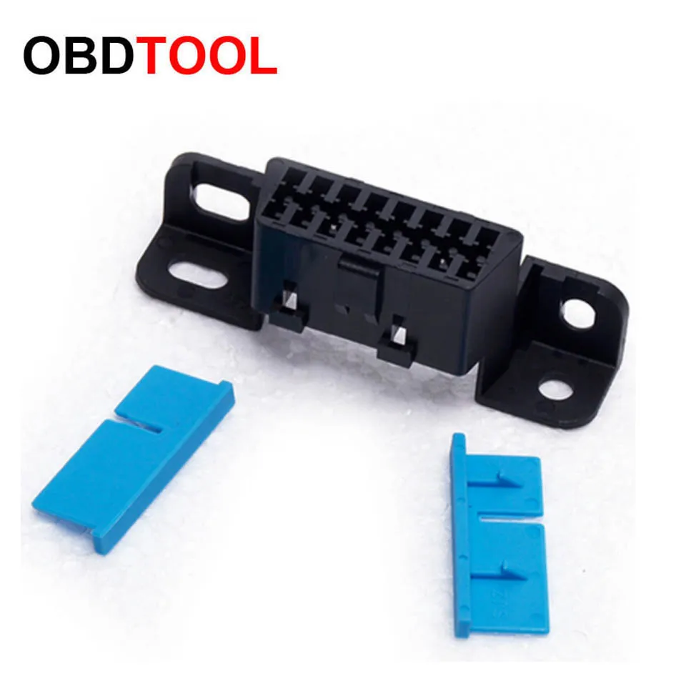 10 шт. 16pin Obd2 разъем OBD 16Pin женский угловой 2 гнездо для провода &quotМама&quot Obd Ii