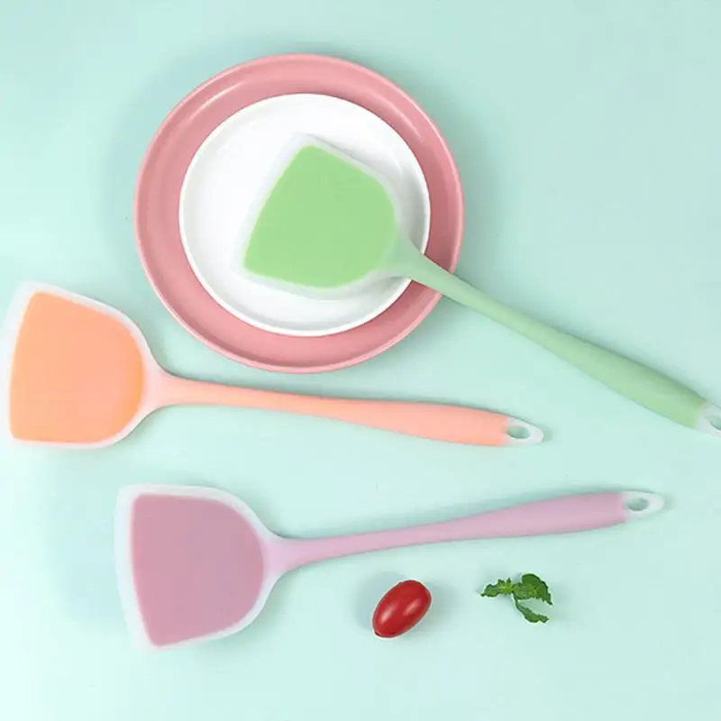 

Silicone Spatula for Frying Pan Kitchen Spatula Spoon Heat Resistant Spatula Cooking Mixing Accessories Kitchenware