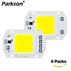6 шт., светодиодные COB-чипы 10 Вт, 20 Вт, 30 Вт, 50 Вт, 110 В переменного тока, 220 В