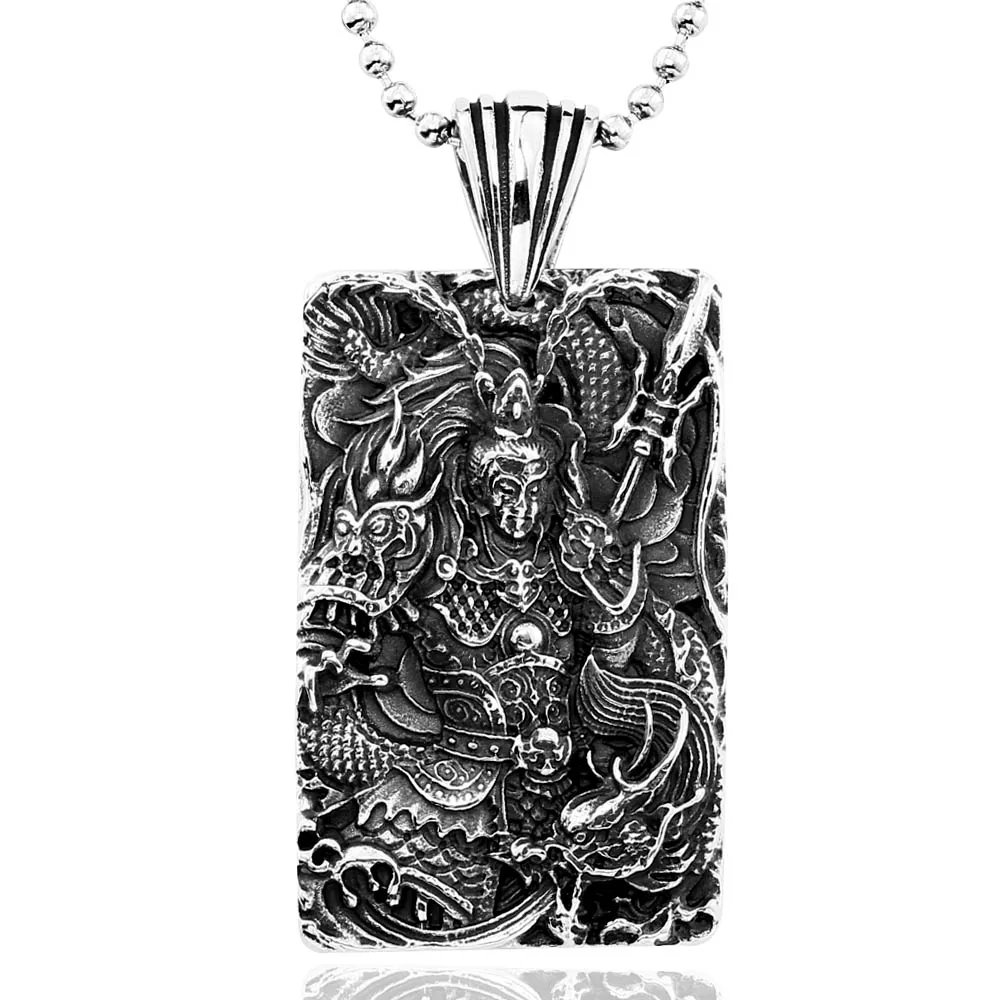 Нержавеющая сталь Китайский национальный стиль Байкер кулон модное винтажное