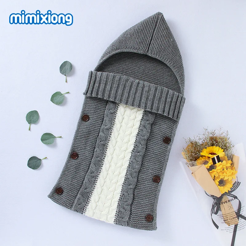 

Ins spring and autumn baby sleeping bag newborn cocoon type anti kick sleeping bag