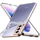 Оригинальный ультратонкий прозрачный чехол для Samsung Galaxy S21, ультрапрозрачный силиконовый чехол с полным покрытием для Samsung S21 Plus, противоударный