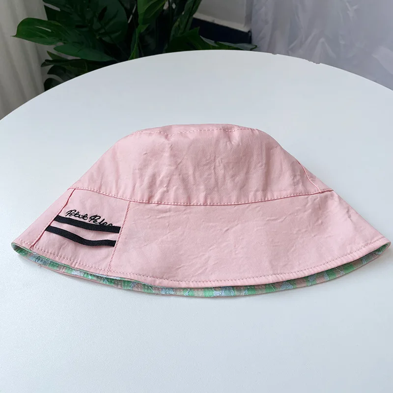 

2021 Spring New Panama Style Unisex Outdoor Leisure Fisherman Hat Beach Tourism Sun Hat Street Wild Bucket Hat For Woman