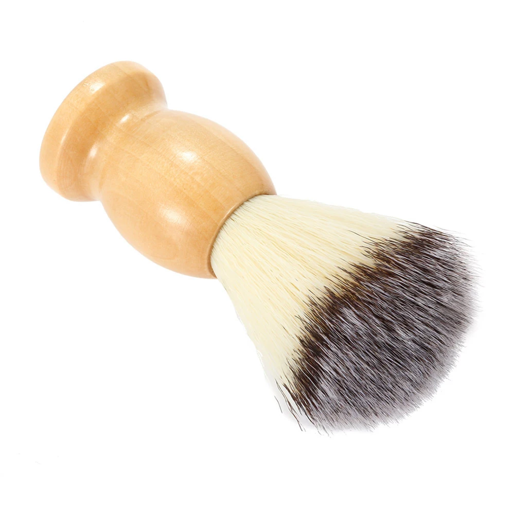 

Portable Shaving Brush Beard Shave Tool with Wooden Handle for Men